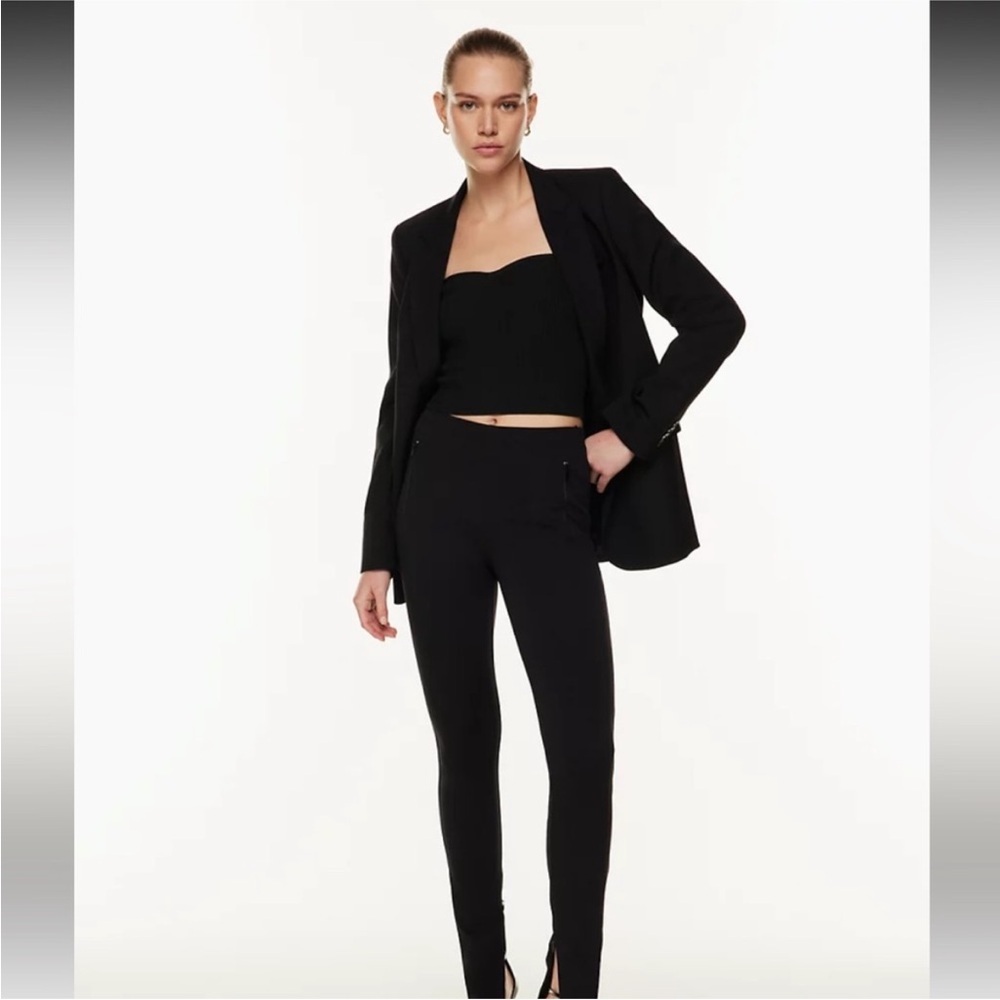 Aritzia Babaton Sculpt Knit Sweetheart Ribbed Tube Top in Black – Size XS - Picture 2 of 16